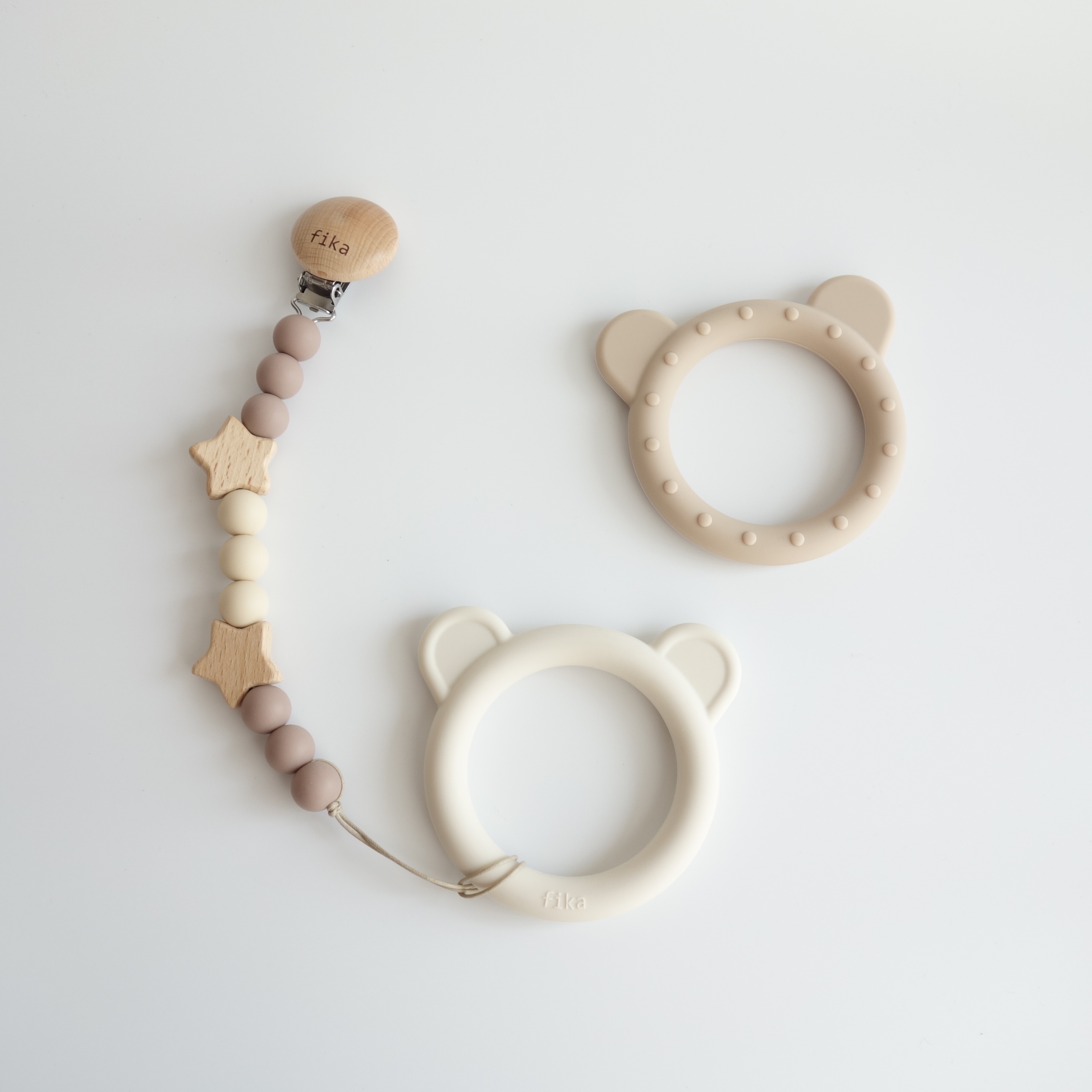 8月中旬予定】holder × BEAR teether （fikaオリジナルパッケージ付き